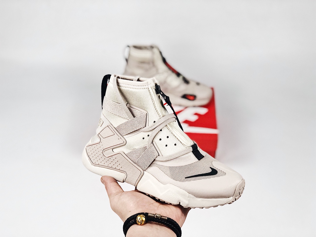 220公司级 Nike Air Huarache GRIPP 华莱士六代潮流机能高帮运动鞋 AQ2802-002