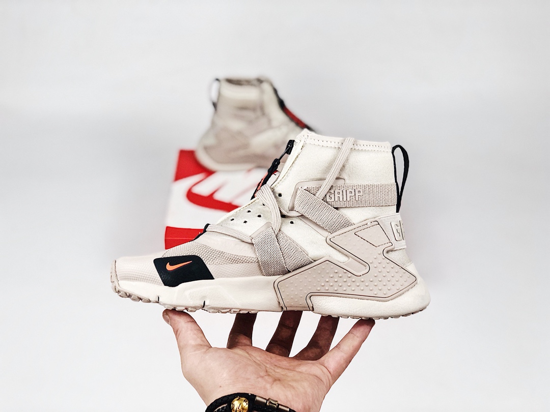 220公司级 Nike Air Huarache GRIPP 华莱士六代潮流机能高帮运动鞋 AQ2802-002