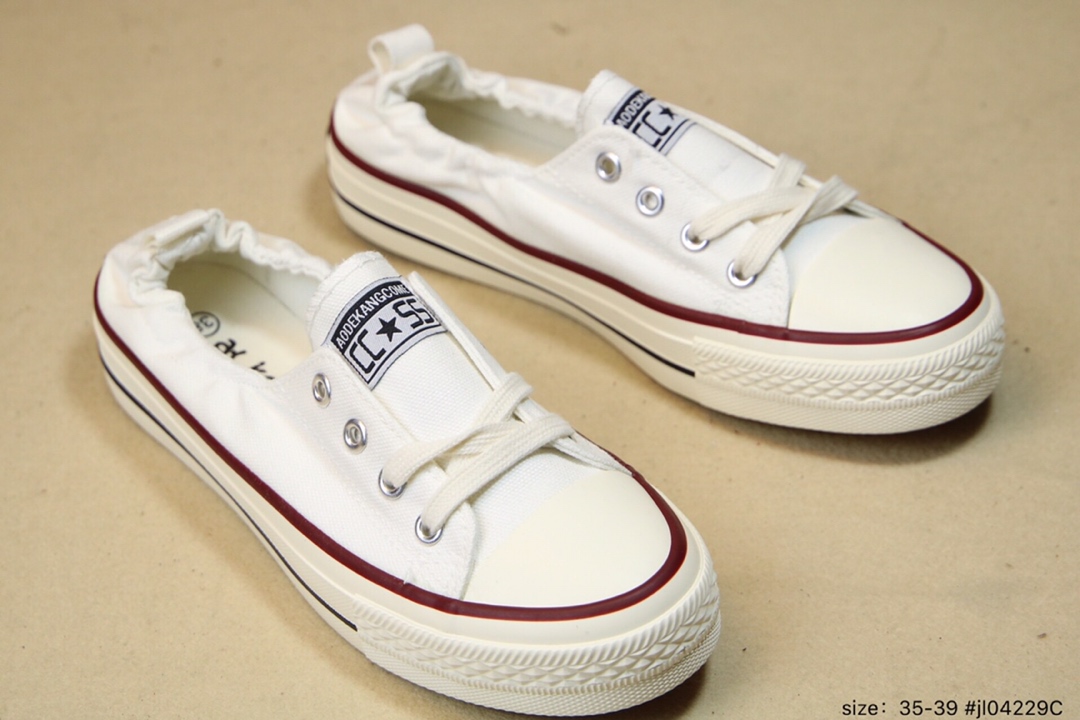 100   Converse All Star 匡威1970s新款 低帮帆布鞋 松紧带后跟 可当一脚蹬