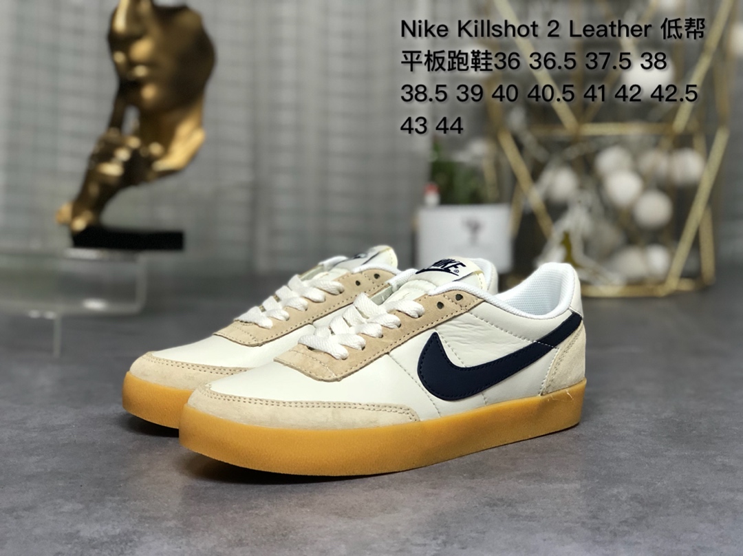 130。集合图。<br />真标带半码Nike Killshot 2 Leather 低帮平板跑鞋36 36.5 37.5 38 38.5 39 40 40.5 41 42 42.5 43 44