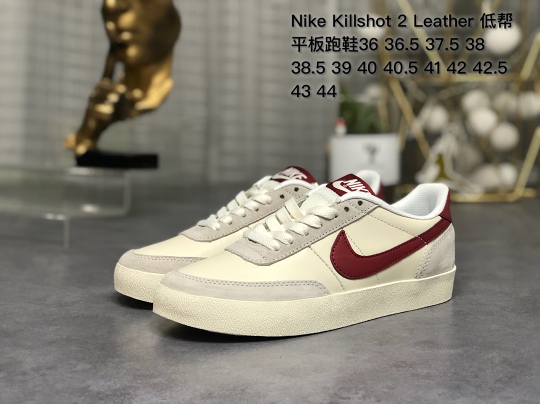 130。集合图。<br />真标带半码Nike Killshot 2 Leather 低帮平板跑鞋36 36.5 37.5 38 38.5 39 40 40.5 41 42 42.5 43 44
