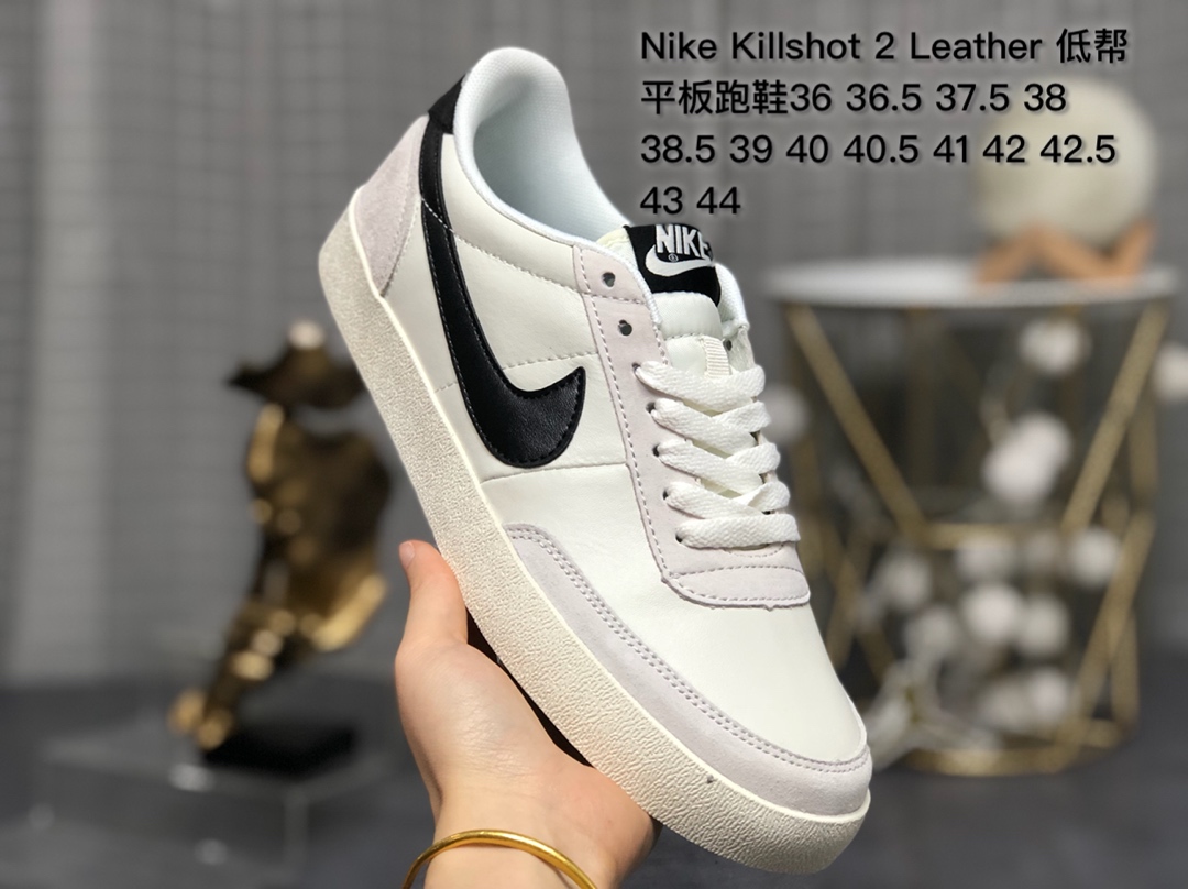130。集合图。<br />真标带半码Nike Killshot 2 Leather 低帮平板跑鞋36 36.5 37.5 38 38.5 39 40 40.5 41 42 42.5 43 44