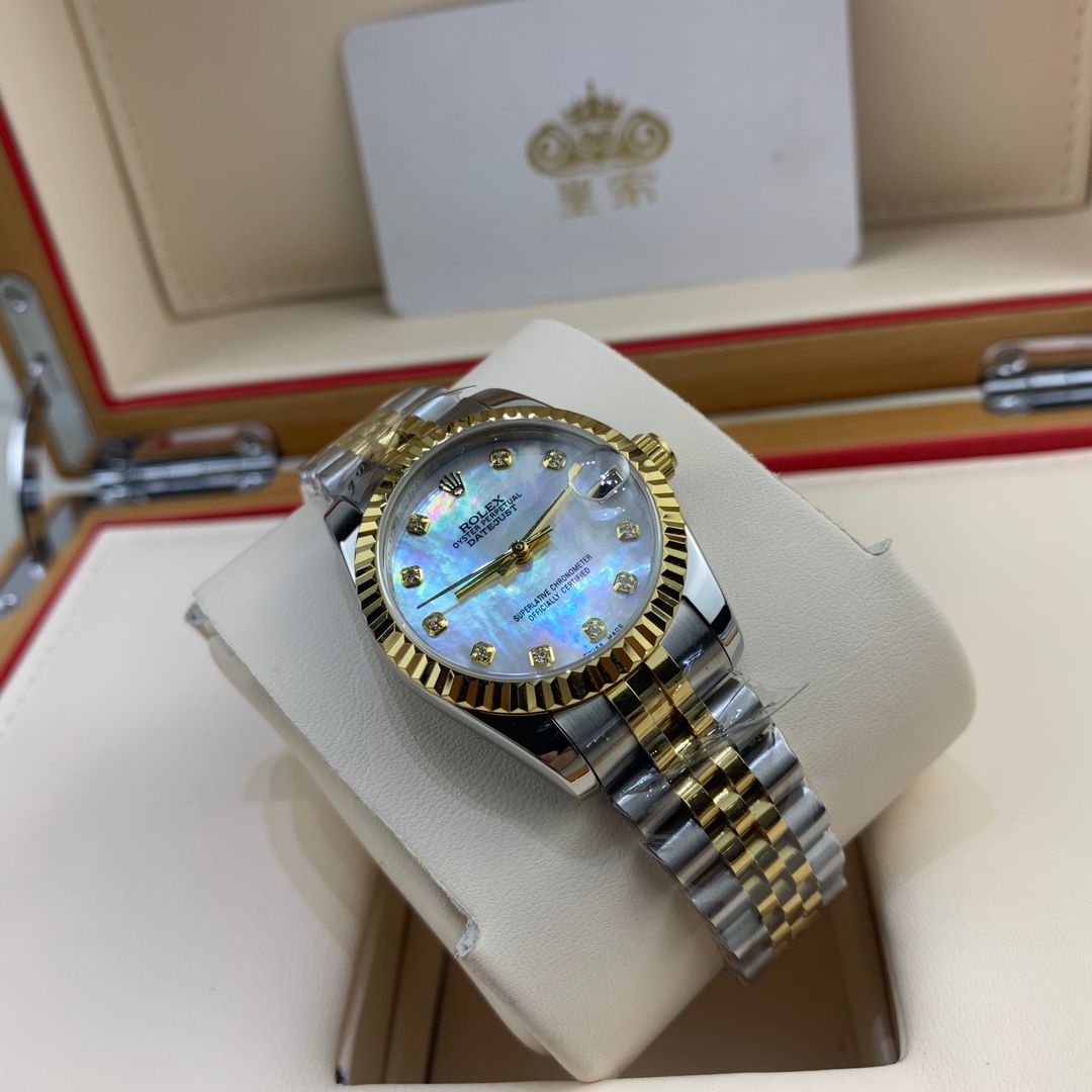 Rolex 皇家 劳力士日志系列贝壳面女款腕表