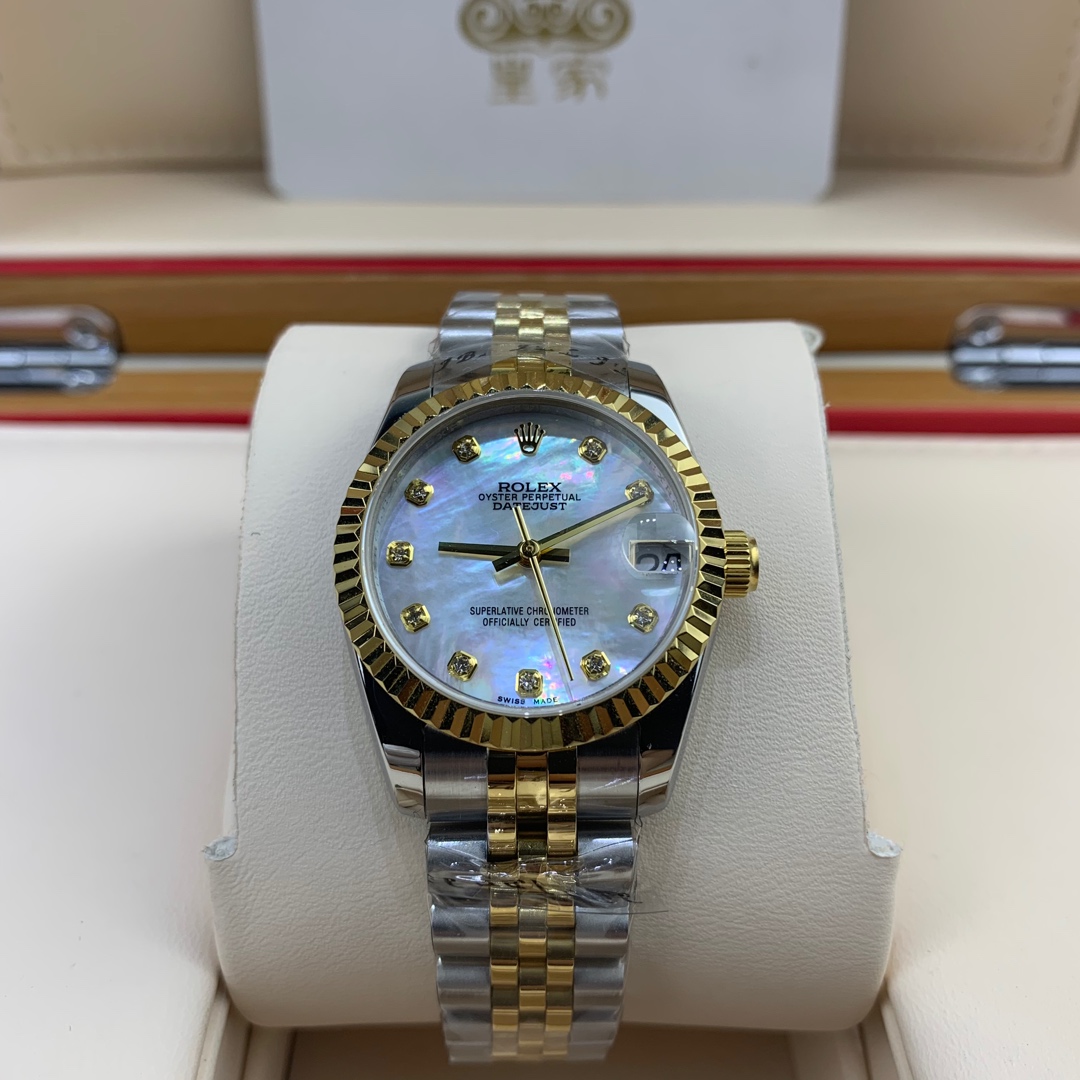 Rolex 皇家 劳力士日志系列贝壳面女款腕表