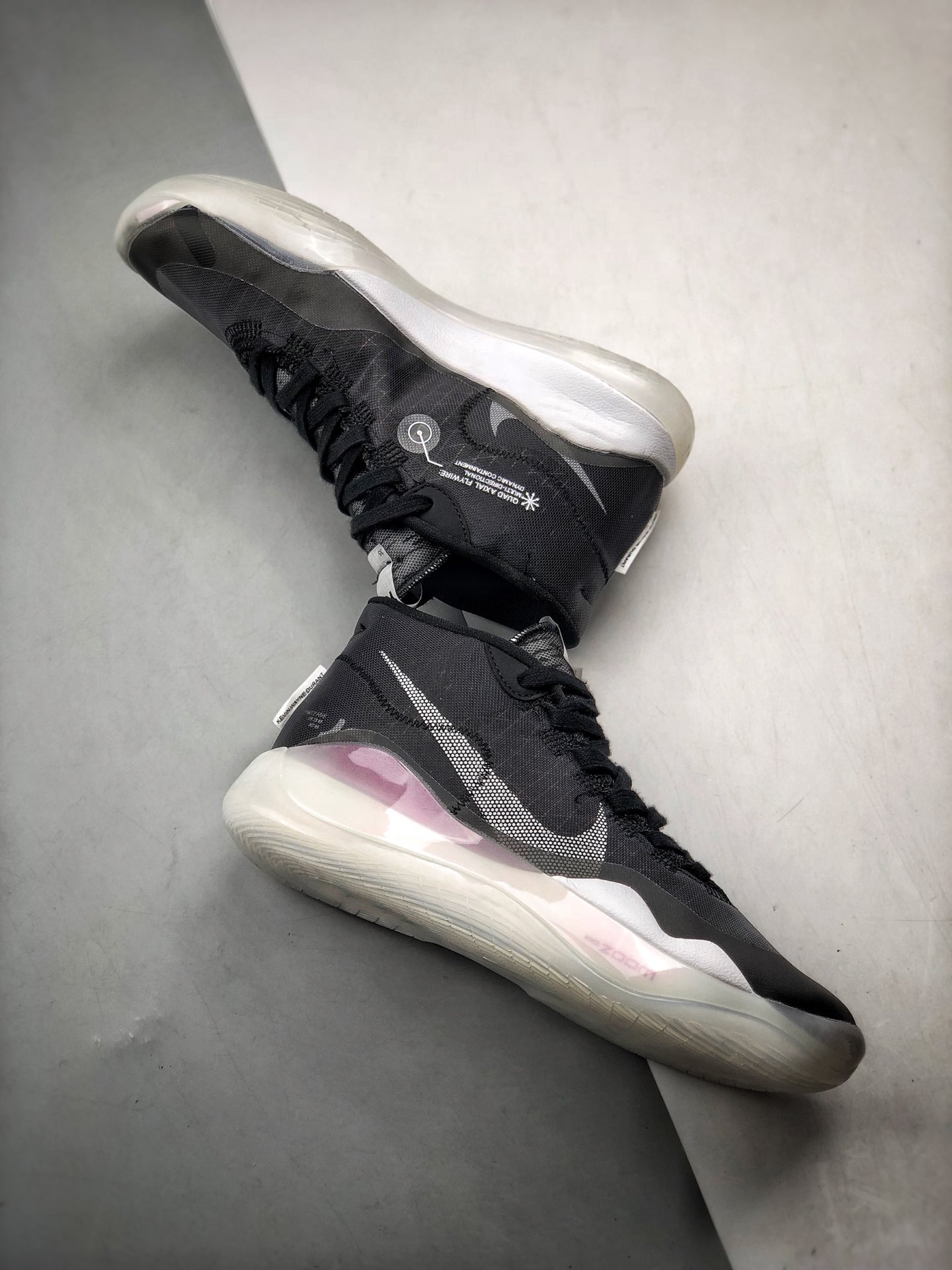 270 NIKE ZOOM KD12 EP 黑灰暗藏汹涌凯文·杜兰特总能保持镇定自若AR4230-001