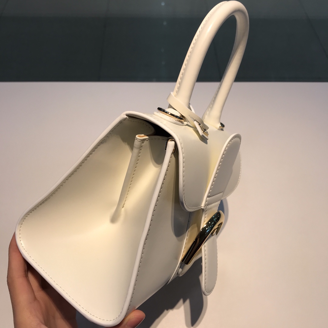 新版白雪公主/金扣比利时皇家御用品牌顶级原单Delvaux新版双环brillantbox皮现货️小羊皮内