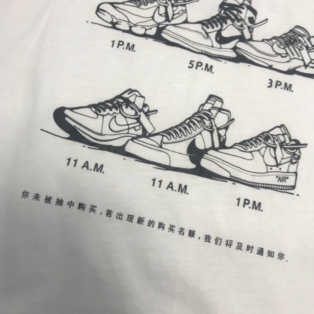 60 NIKE T恤 球鞋文化限定版 ins超火 抖音网红频繁上身 两个配色 男女宽松版型