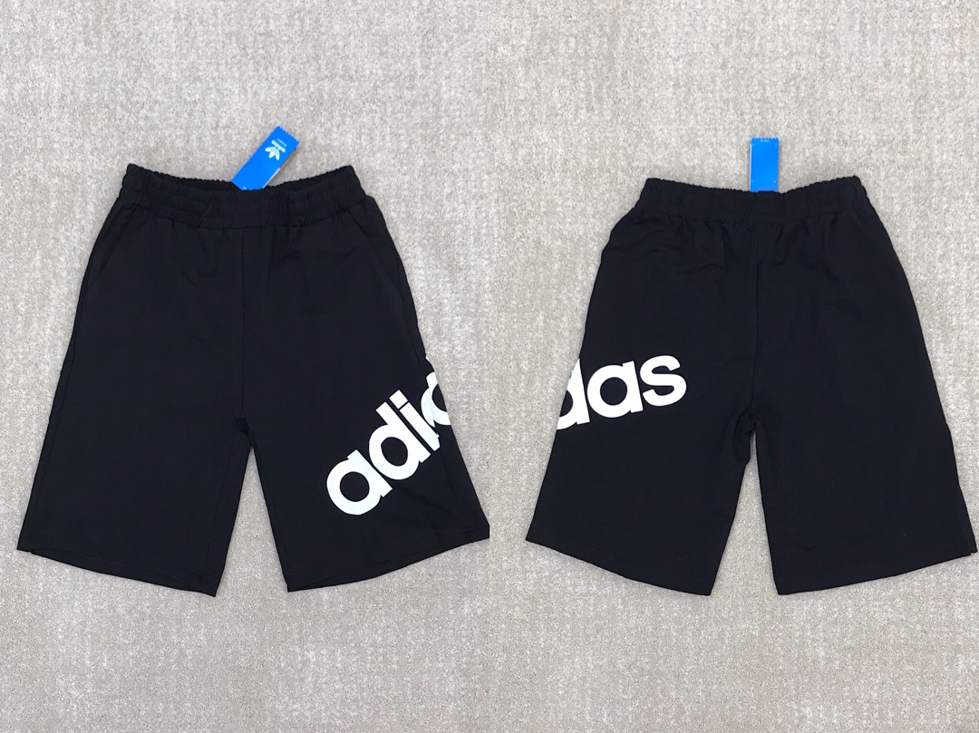 65 Adidas Originals 阿迪海外版大字母经典五分短裤！完美男女情侣百搭款！ 夏季必入单品！非常推荐！