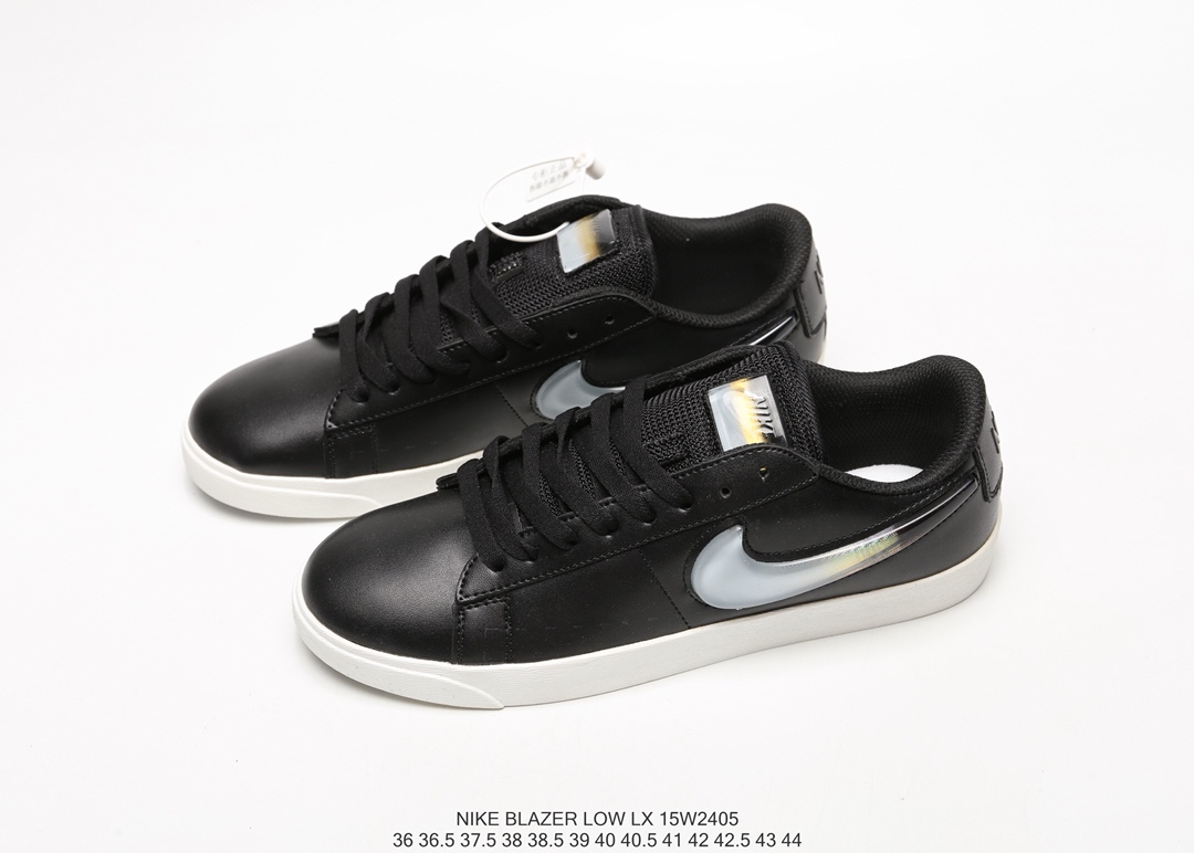 130<br />真标半码<br />NIKE BLAZER LOW LX 耐克开拓者果冻渐变钩闪亮复古休闲板鞋36-44