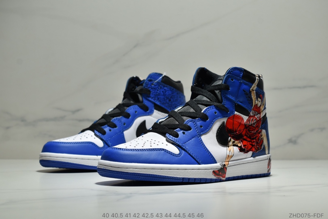 290<br />公司级 Nike Air Jordan 1Retro High Og 灌篮高手联名 高帮乔1 篮球鞋 AJ 板鞋 40 40.5 41 42 42.5 43 44 44.5 45 46