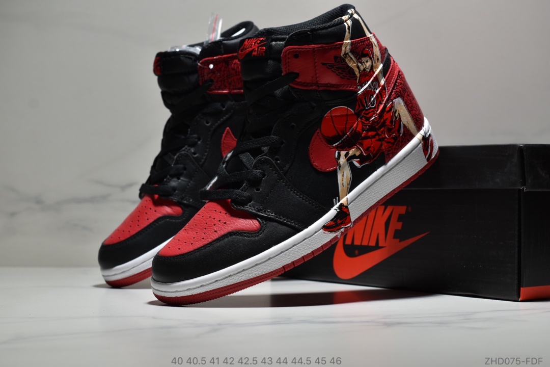 290<br />公司级 Nike Air Jordan 1Retro High Og 灌篮高手联名 高帮乔1 篮球鞋 AJ 板鞋 40 40.5 41 42 42.5 43 44 44.5 45 46