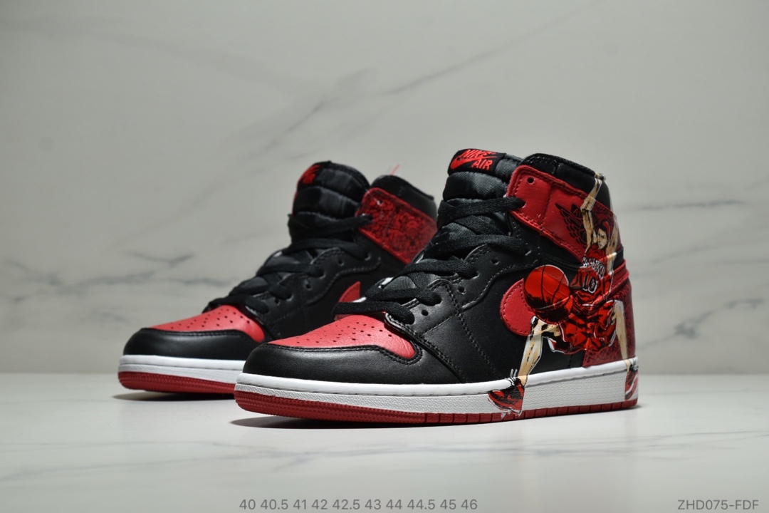 290<br />公司级 Nike Air Jordan 1Retro High Og 灌篮高手联名 高帮乔1 篮球鞋 AJ 板鞋 40 40.5 41 42 42.5 43 44 44.5 45 46