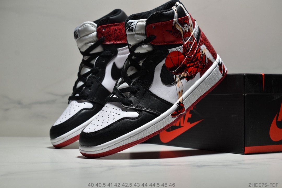290<br />公司级 Nike Air Jordan 1Retro High Og 灌篮高手联名 高帮乔1 篮球鞋 AJ 板鞋 40 40.5 41 42 42.5 43 44 44.5 45 46