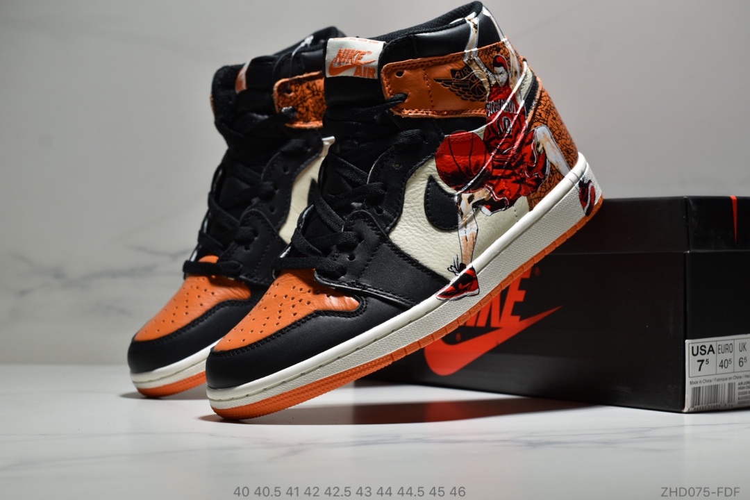 290<br />公司级 Nike Air Jordan 1Retro High Og 灌篮高手联名 高帮乔1 篮球鞋 AJ 板鞋 40 40.5 41 42 42.5 43 44 44.5 45 46