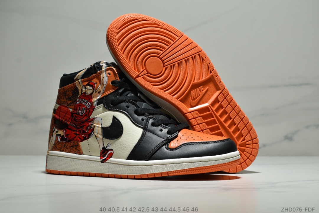 290<br />公司级 Nike Air Jordan 1Retro High Og 灌篮高手联名 高帮乔1 篮球鞋 AJ 板鞋 40 40.5 41 42 42.5 43 44 44.5 45 46