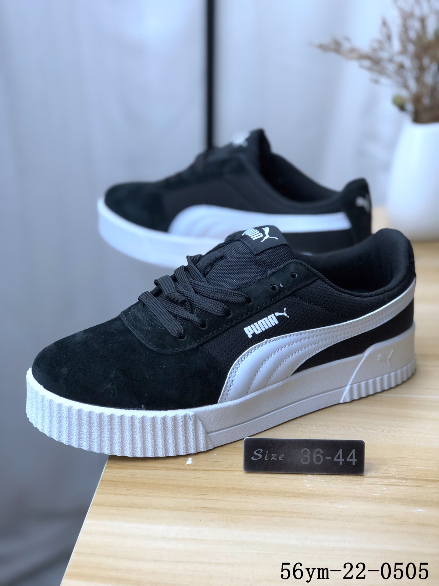 120！PUMA彪马 SHOES 复古厚底休闲低帮小白鞋！