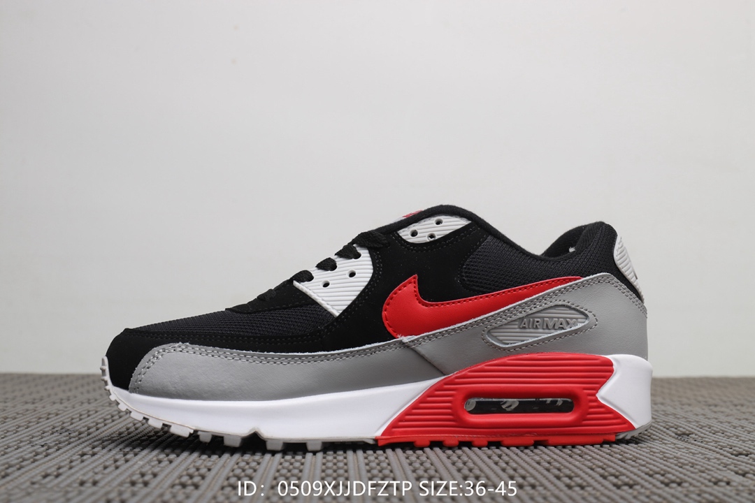 110  耐克Nike Air Max 90 后置小气泡气垫缓震跑鞋！号码：