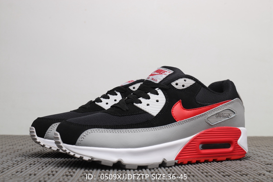 110  耐克Nike Air Max 90 后置小气泡气垫缓震跑鞋！号码：