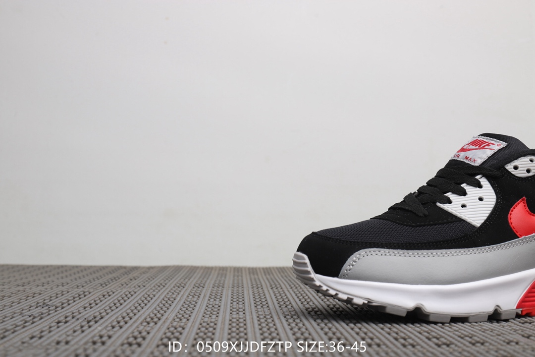 110  耐克Nike Air Max 90 后置小气泡气垫缓震跑鞋！号码：