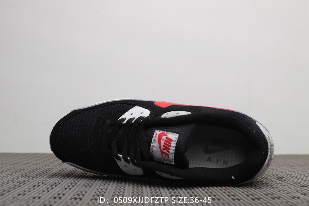 110  耐克Nike Air Max 90 后置小气泡气垫缓震跑鞋！号码：