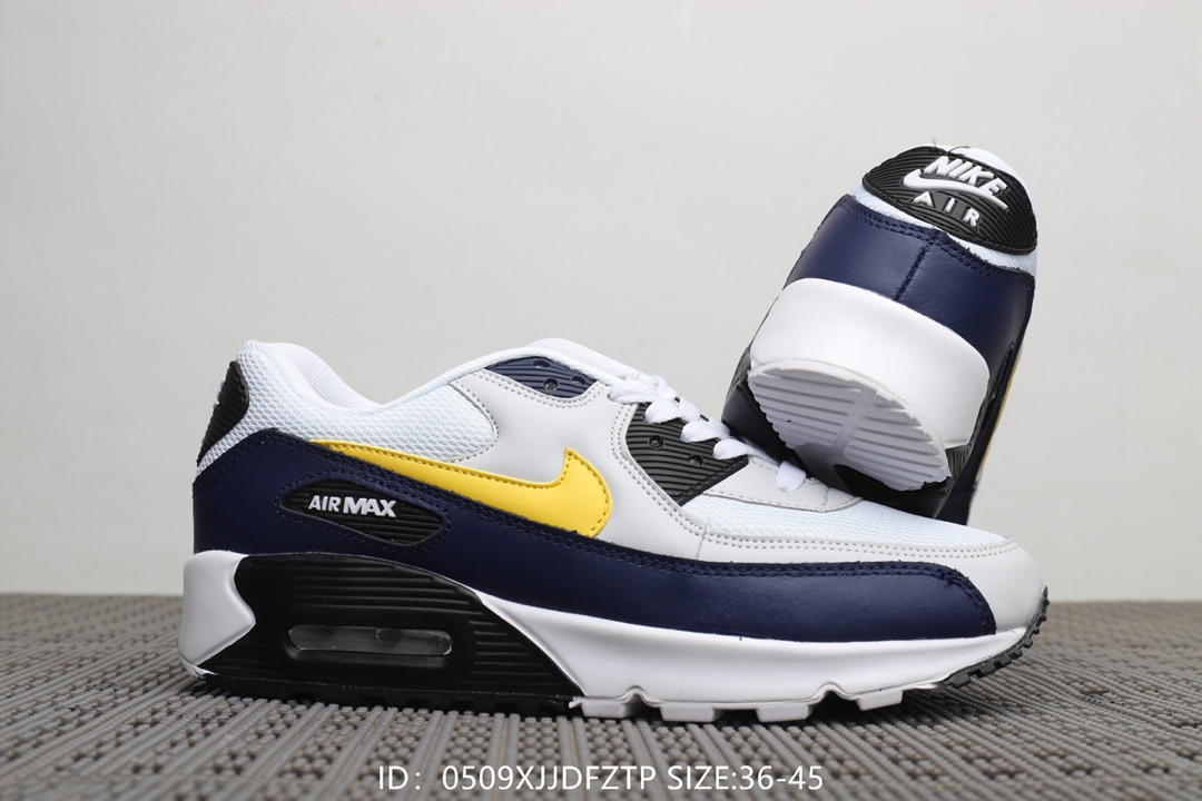 110  耐克Nike Air Max 90 后置小气泡气垫缓震跑鞋！号码：