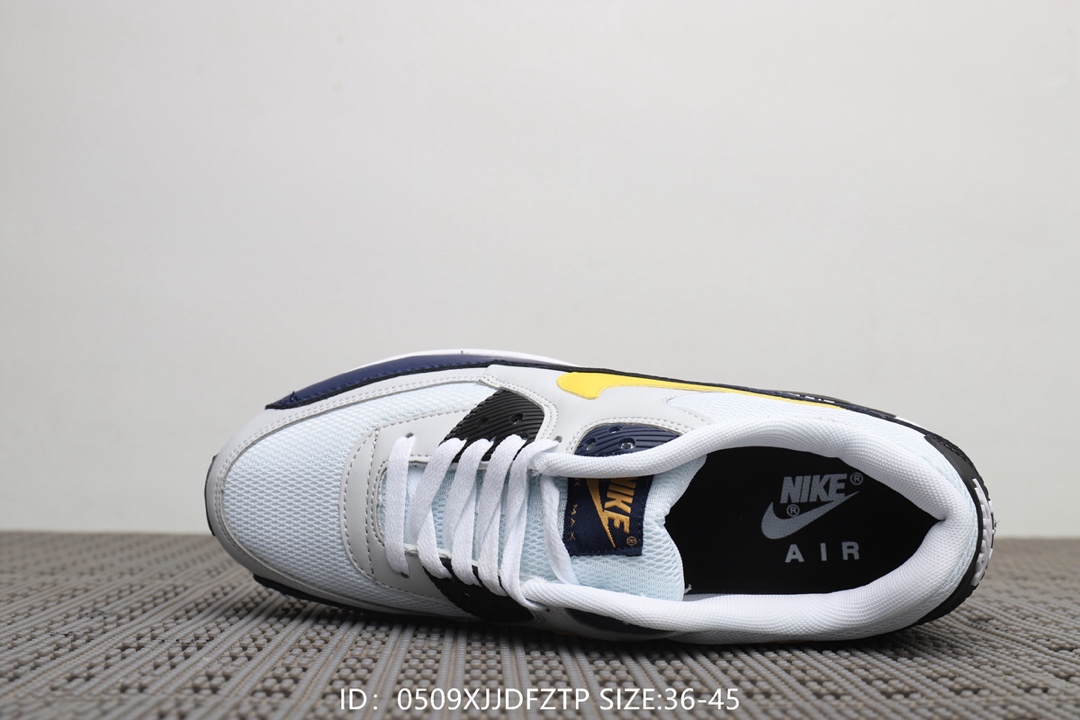 110  耐克Nike Air Max 90 后置小气泡气垫缓震跑鞋！号码：