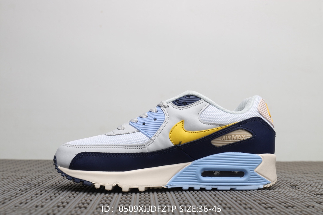 110  耐克Nike Air Max 90 后置小气泡气垫缓震跑鞋！号码：36-45