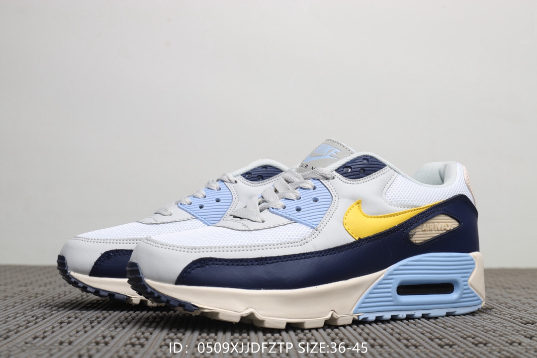 110  耐克Nike Air Max 90 后置小气泡气垫缓震跑鞋！号码：36-45
