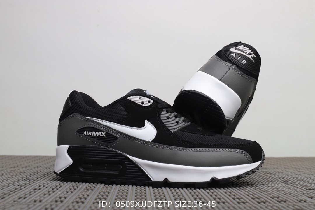 110  耐克Nike Air Max 90 后置小气泡气垫缓震跑鞋！号码：36-45
