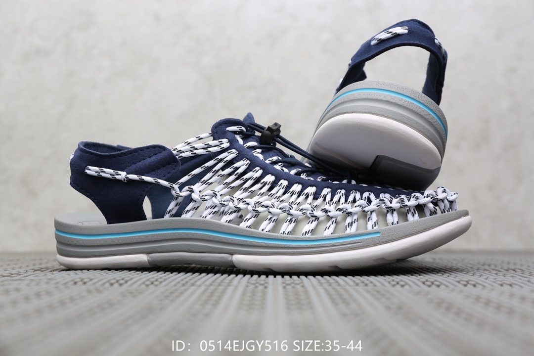 135卡特Cat 夏季新款凉鞋男士沙滩凉鞋罗马编织凉鞋