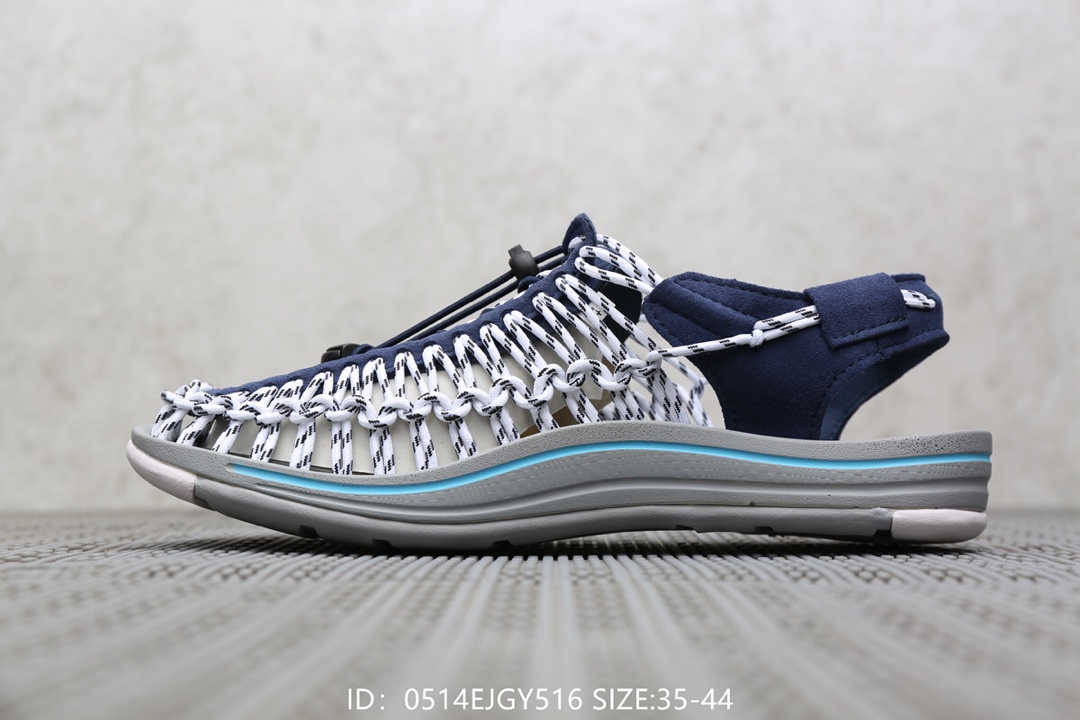 135卡特Cat 夏季新款凉鞋男士沙滩凉鞋罗马编织凉鞋