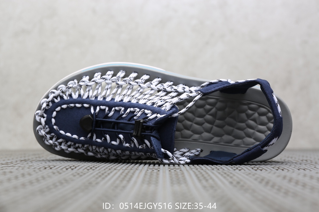 135卡特Cat 夏季新款凉鞋男士沙滩凉鞋罗马编织凉鞋