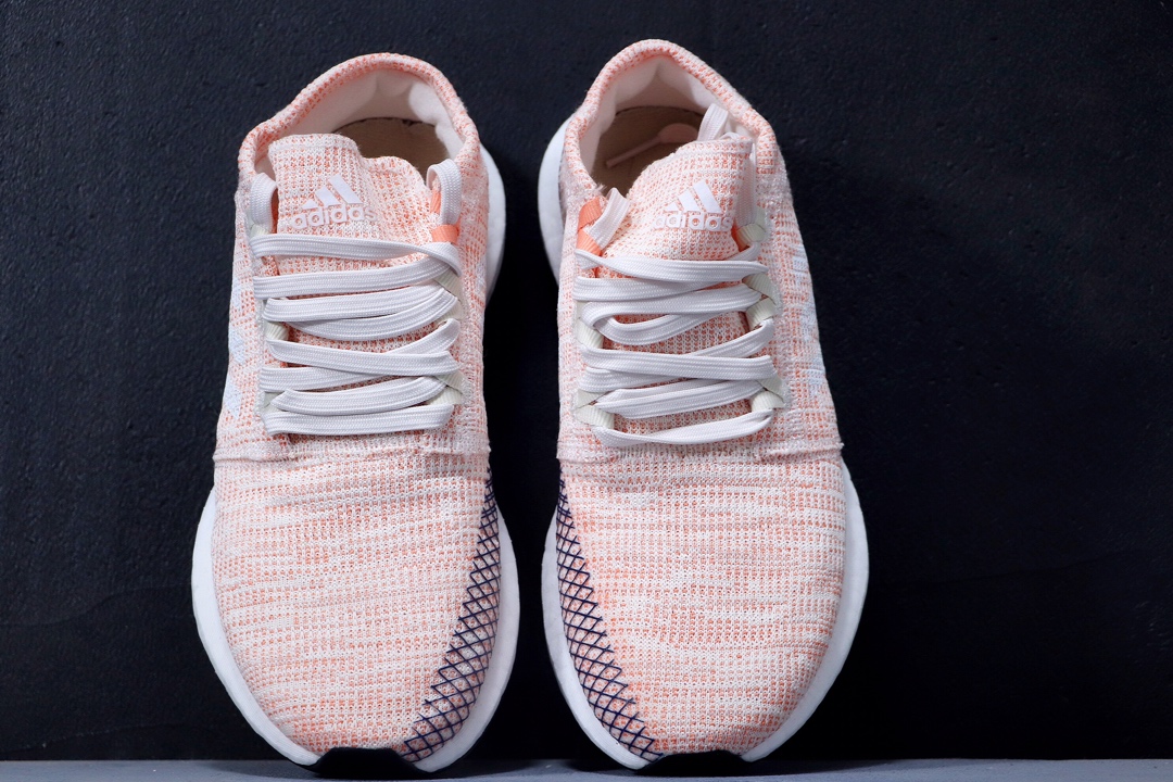 220公司级 阿迪达斯 PureBoost 针织爆米花跑步鞋 AH2326