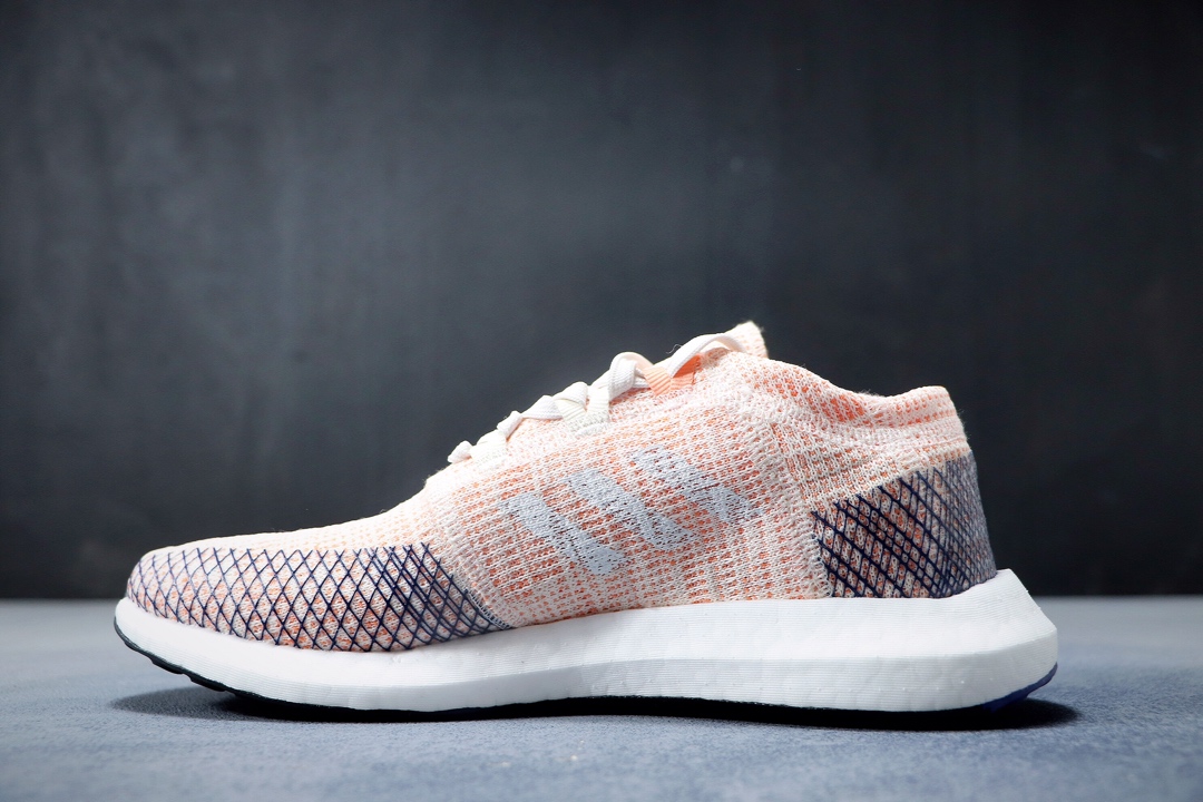 220公司级 阿迪达斯 PureBoost 针织爆米花跑步鞋 AH2326