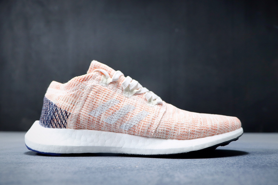 220公司级 阿迪达斯 PureBoost 针织爆米花跑步鞋 AH2326