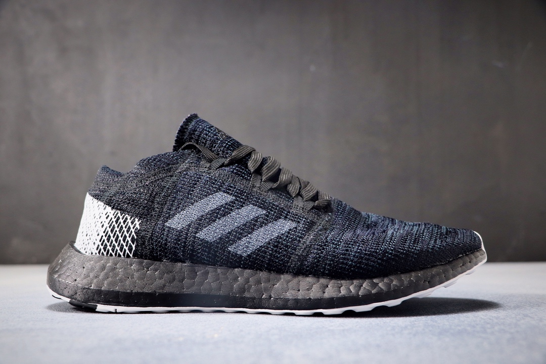220公司级 阿迪达斯 PureBoost 针织爆米花跑步鞋 AH2328