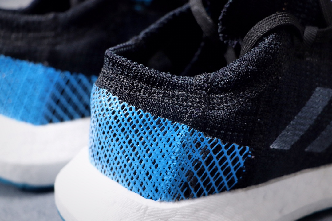 220公司级 阿迪达斯 PureBoost 针织爆米花跑步鞋 EE4675