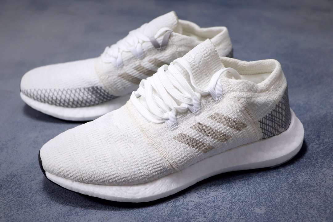 220公司级 阿迪达斯 PureBoost 针织爆米花跑步鞋AH2321
