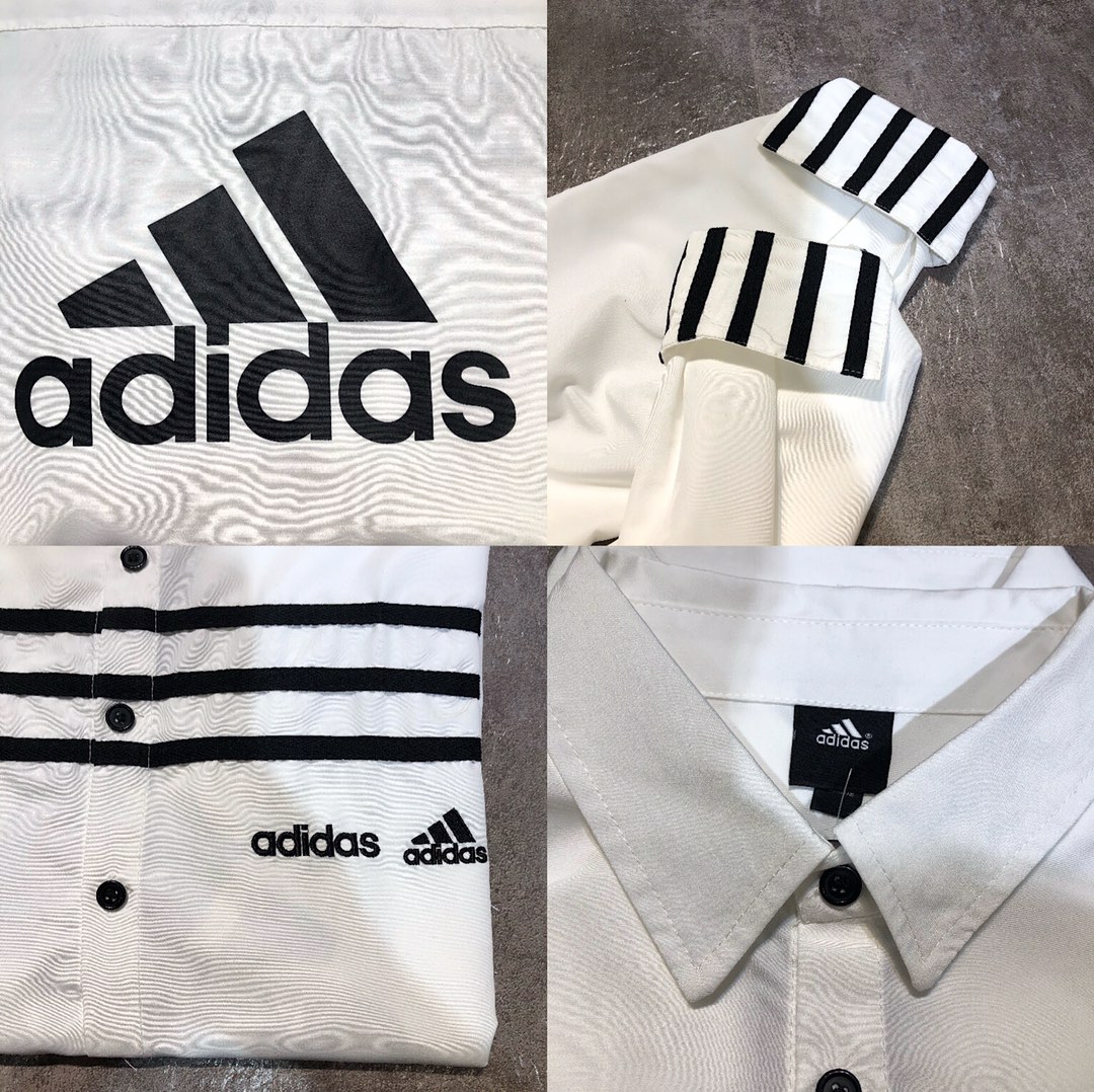 85 Adidas阿迪海外版休闲衬衫 精选小棉布 夏天穿了也不热 舒适透气 宽松版型设计  74