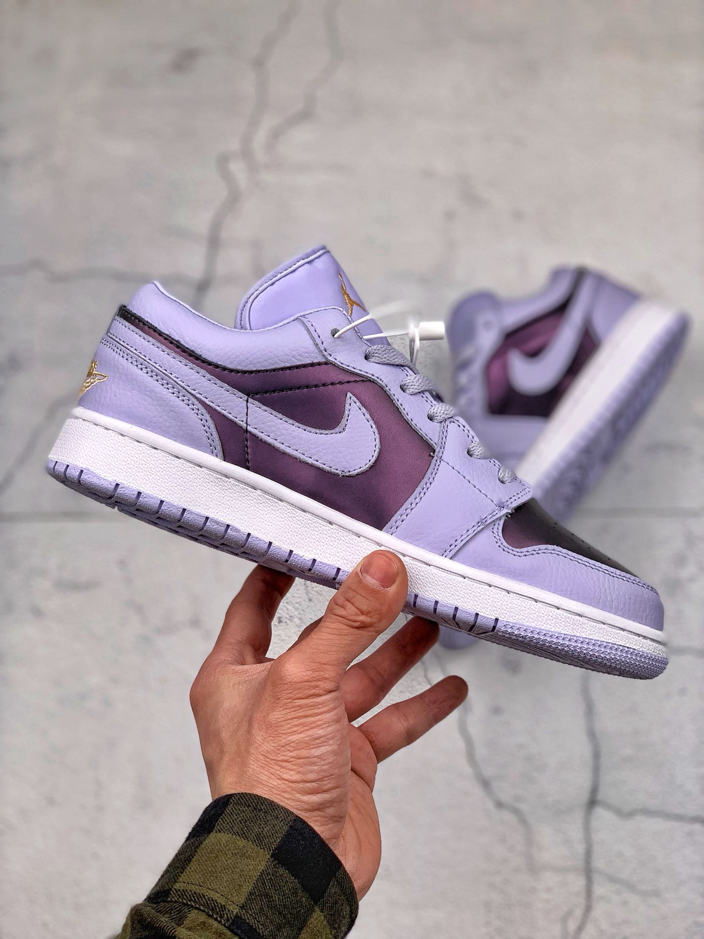 170另有  240版本纯原版本 神仙配色 NIKE Air Jordan 1 Low 乔AJ1 低帮电光紫 亮紫色女子休闲板鞋 554723-505