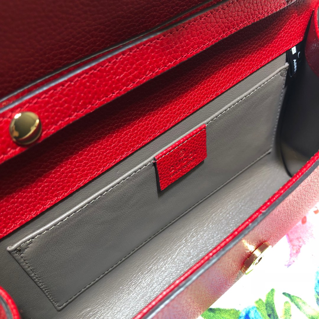 GUCCI古驰马衔扣1955系列荔枝纹单肩斜挎包572375