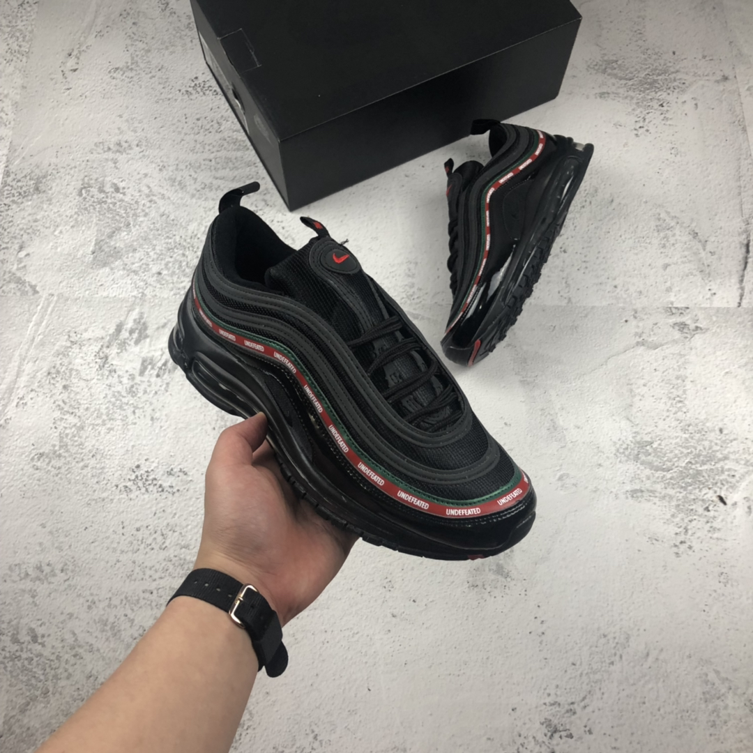 130。NIKE AIR MAX 97子弹 3M“黑子弹联名弹” 复古全掌气垫跑步鞋884421 001