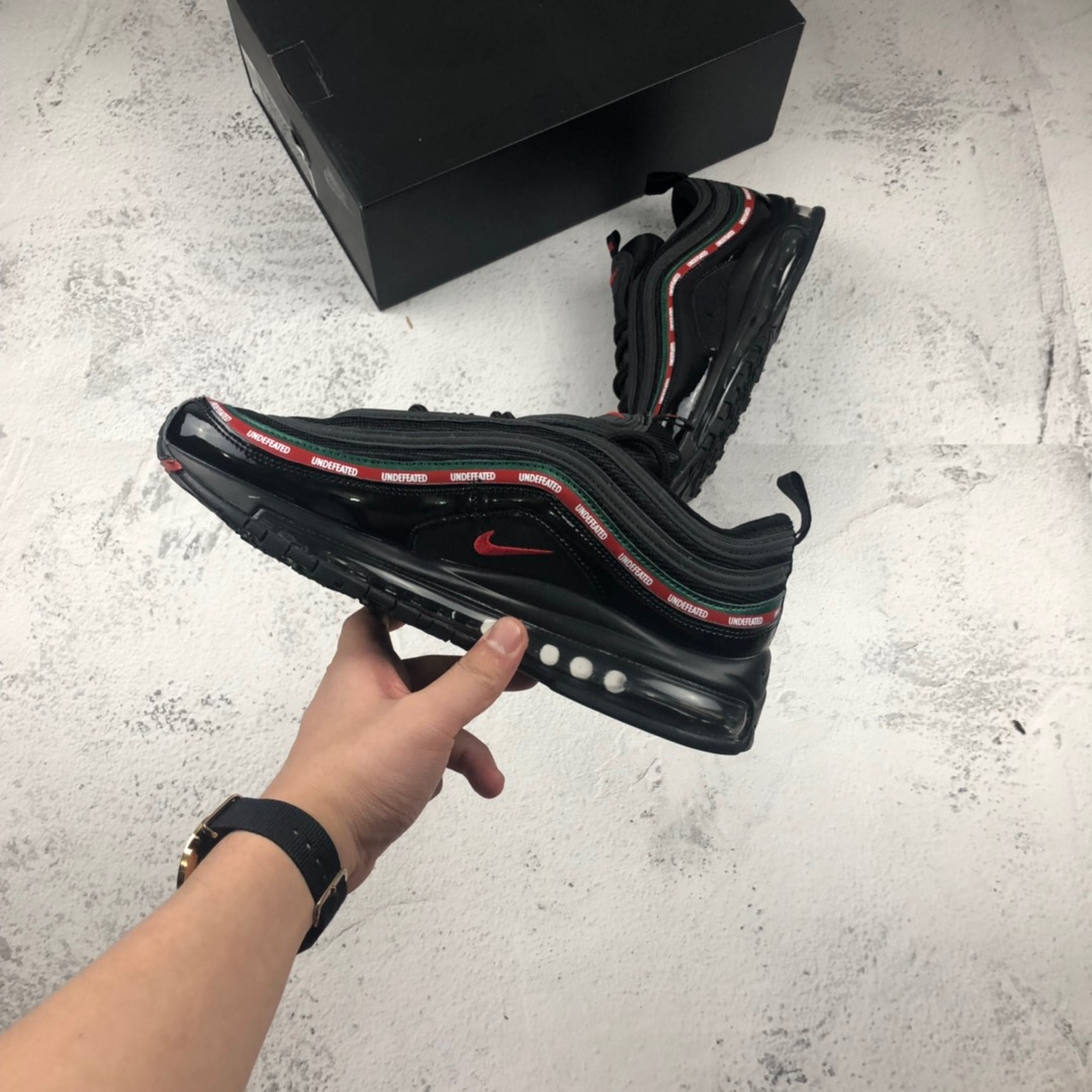130。NIKE AIR MAX 97子弹 3M“黑子弹联名弹” 复古全掌气垫跑步鞋884421 001