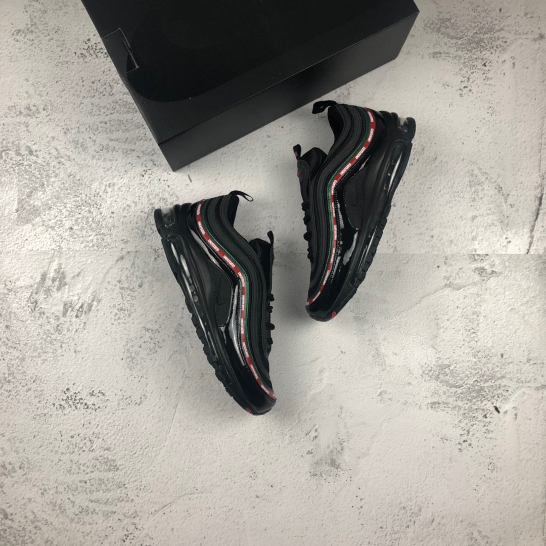 130。NIKE AIR MAX 97子弹 3M“黑子弹联名弹” 复古全掌气垫跑步鞋884421 001