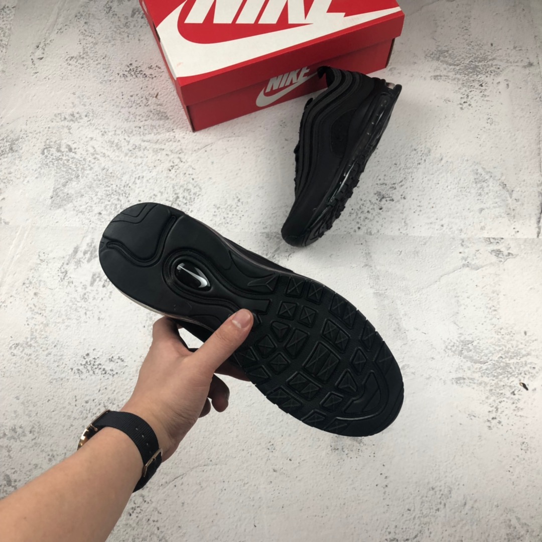 130。NIKE AIR MAX 97子弹 3M“黑子弹联名弹” 复古全掌气垫跑步鞋 884421 001
