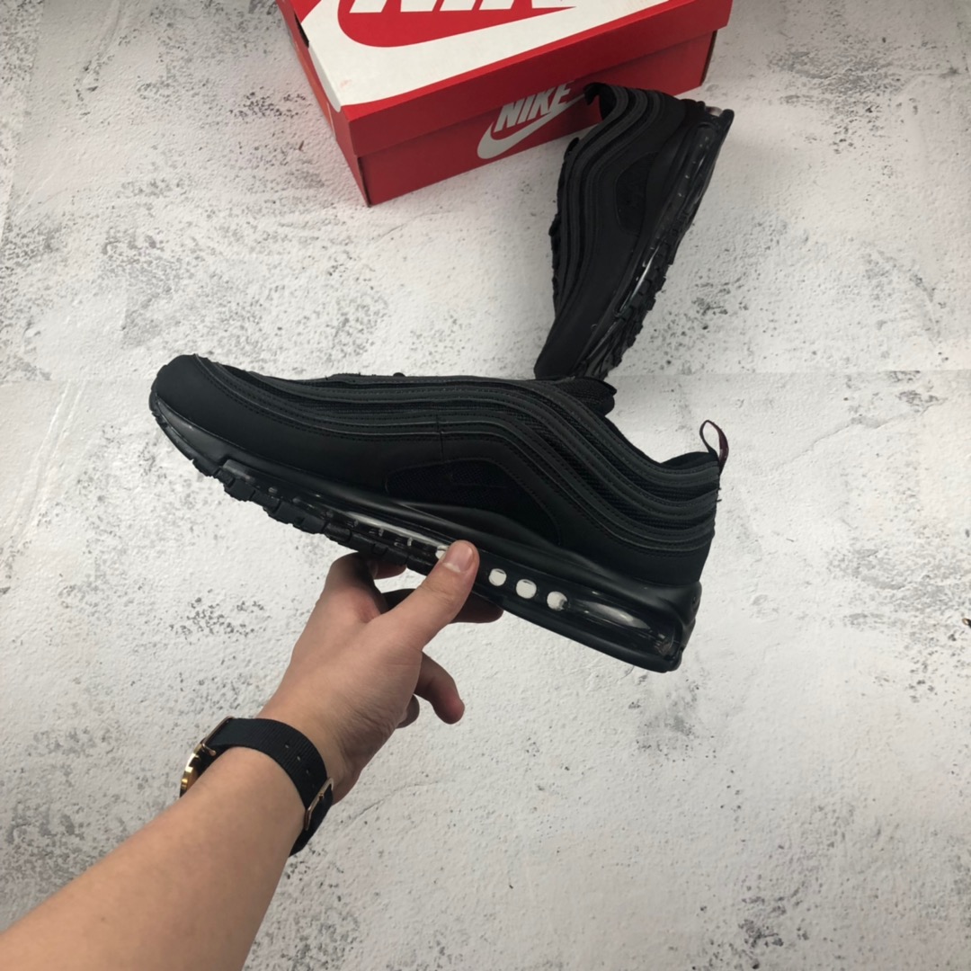 130。NIKE AIR MAX 97子弹 3M“黑子弹联名弹” 复古全掌气垫跑步鞋 884421 001