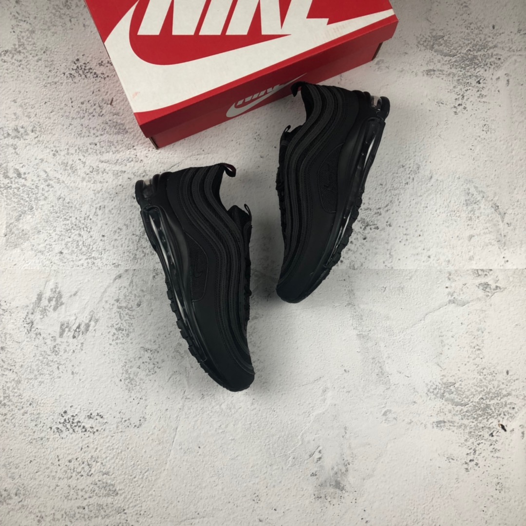 130。NIKE AIR MAX 97子弹 3M“黑子弹联名弹” 复古全掌气垫跑步鞋 884421 001