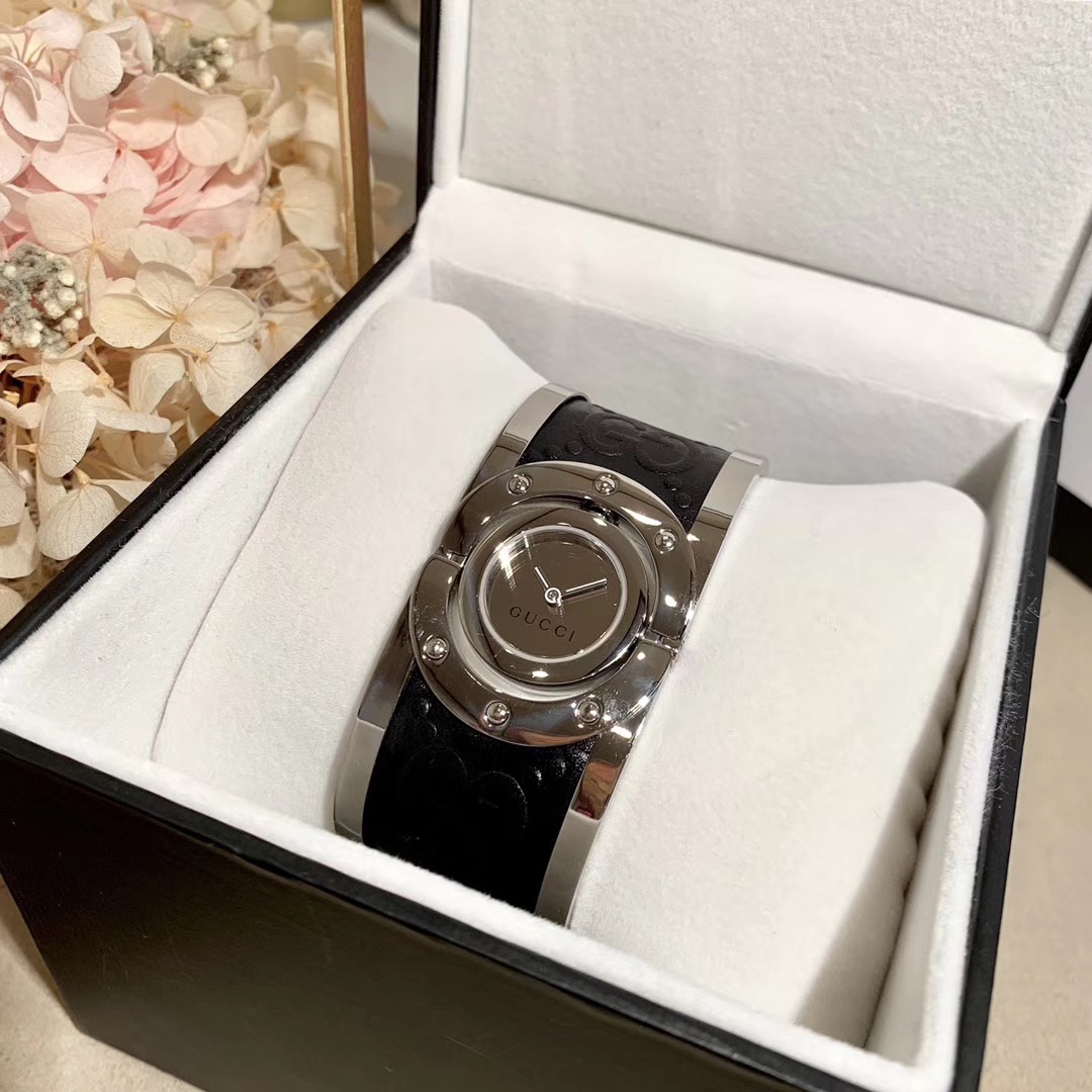 Gucci 古驰-Gucc手镯系列腕表 高品质 细节完全原装 316L精钢材质 天然珍珠贝母字面
