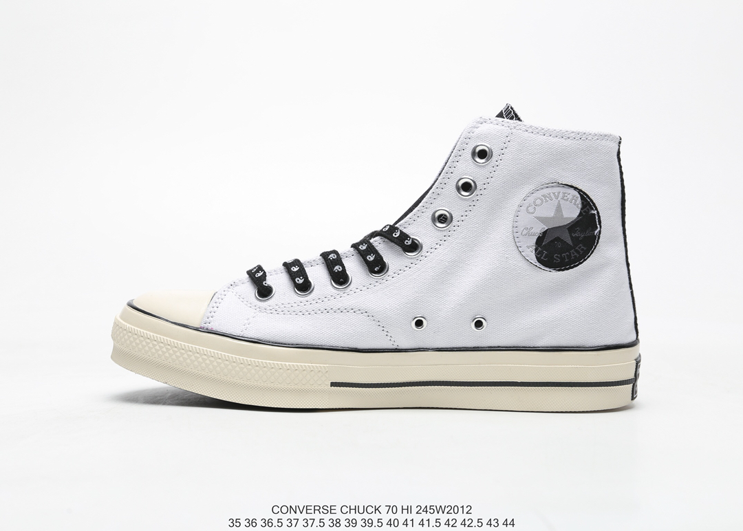 110    Converse 1970s 匡威 复古三星标阴阳太极 高帮帆布鞋164209C