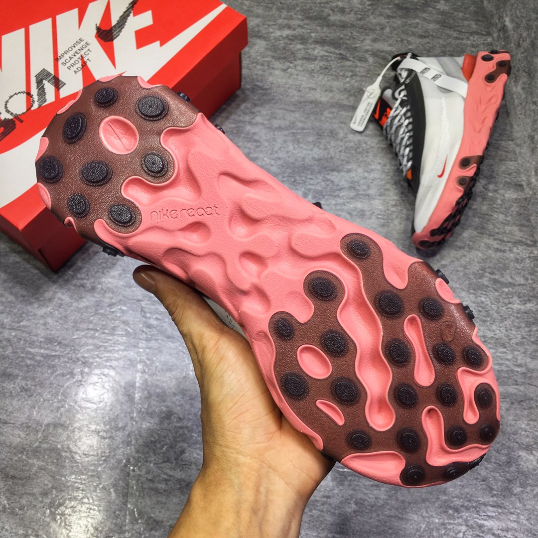 240终端供货 纯原公司货 高桥跑鞋市面最高版本渠道供货NiKe React LW WR Mid Low ISPA 毒液 高桥盾机能跑鞋 AT3143-100